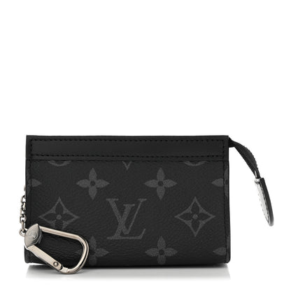Louis Vuitton Monogram Eclipse Key Pouch Voyage 1 of 8