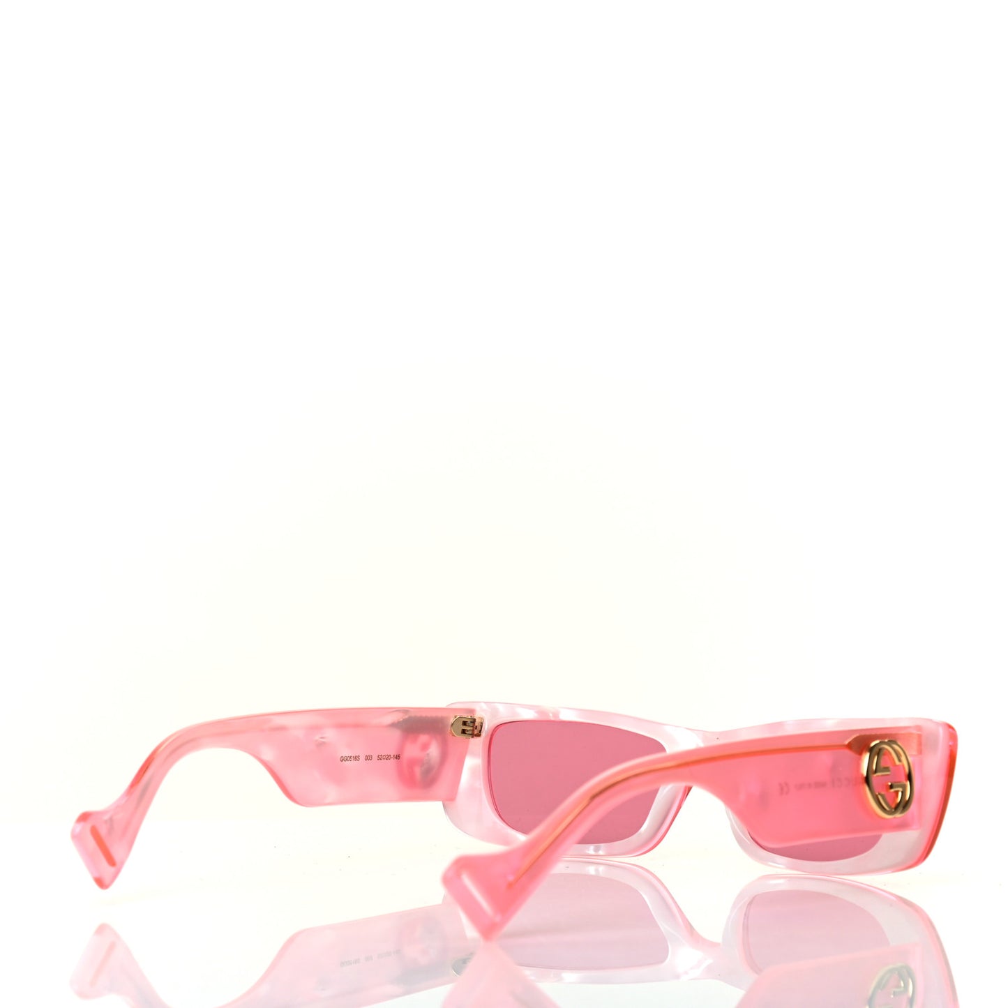 Acetate Square Sunglasses GG0516S Pink