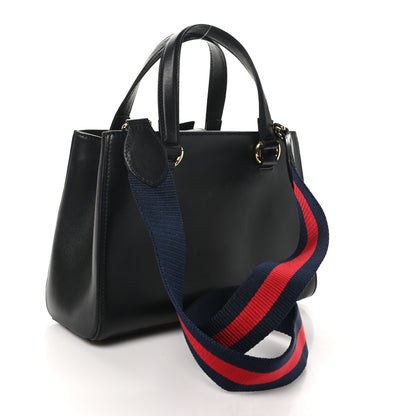 Gucci Calfskin Medium Sylvie Top Handle Tote Black 2 of 10