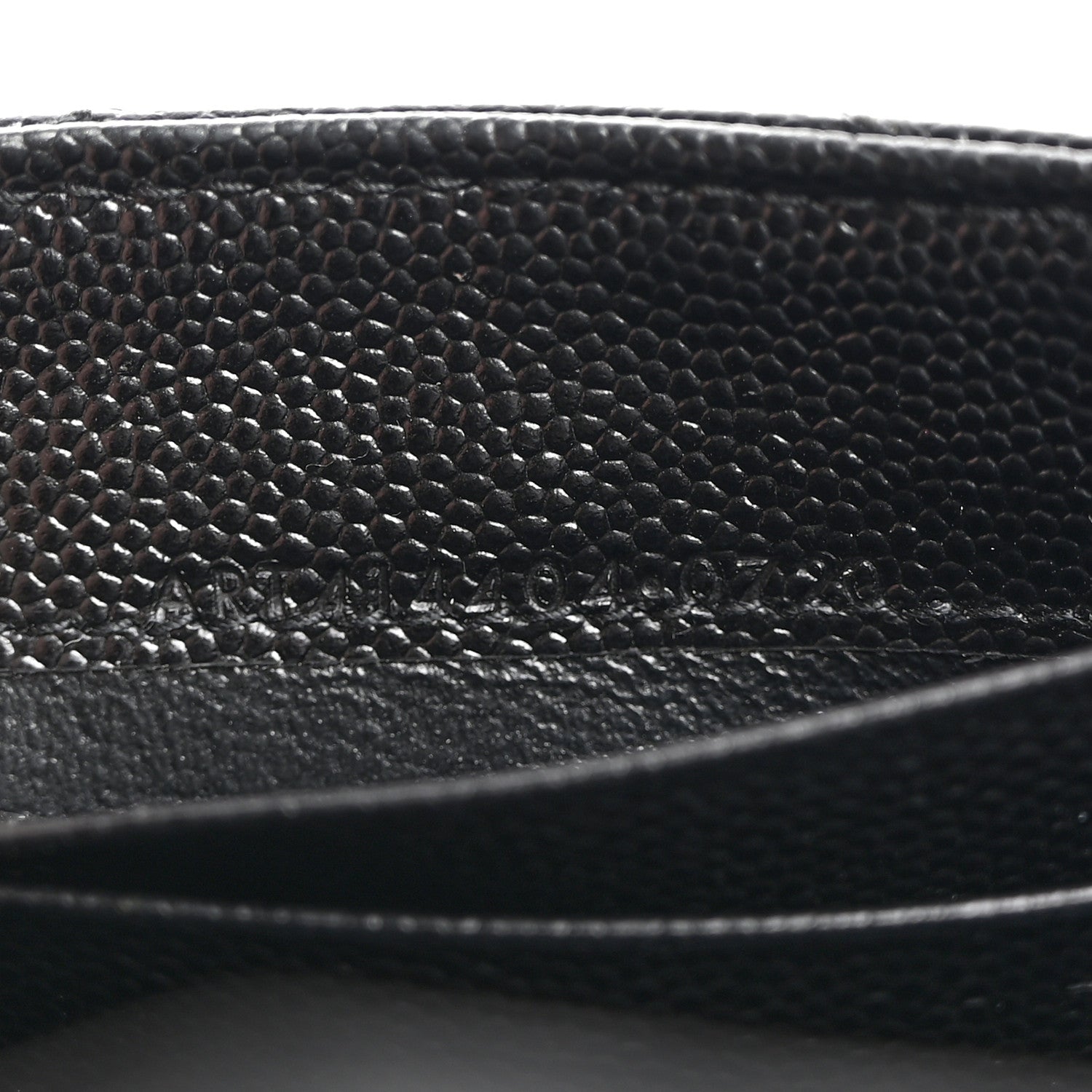 Saint Laurent Grain De Poudre Matelasse Chevron Small Monogram Envelope Wallet Black 7 of 8