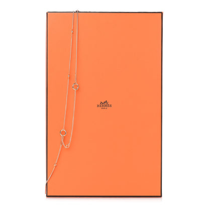 Hermes 18K Rose Gold Echappee Extra Long Necklace 5 of 5
