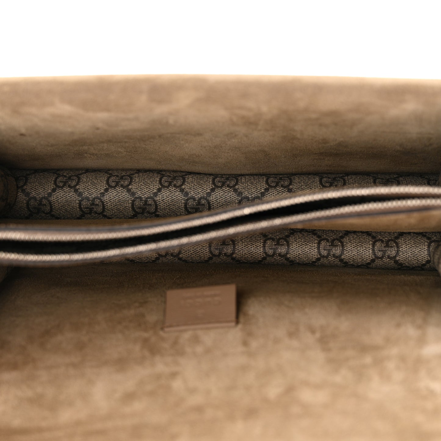 GG Supreme Monogram Small Dionysus Shoulder Bag Taupe