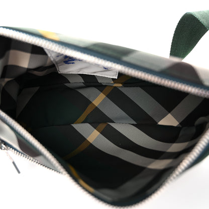 Burberry Nylon Shield Check Crossbody Bag Ivy 5 of 11