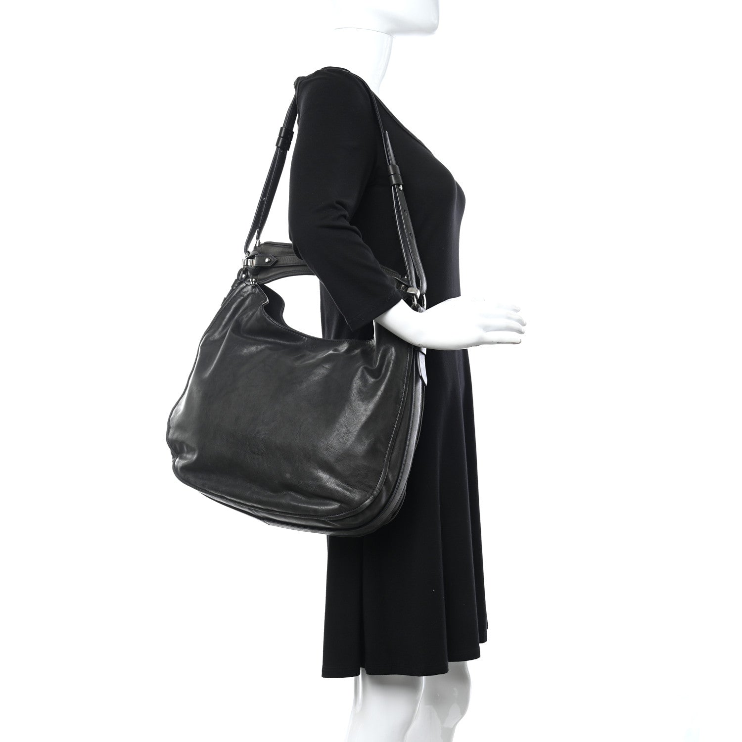 Givenchy Lambskin Obsedia Hobo Black 3 of 5
