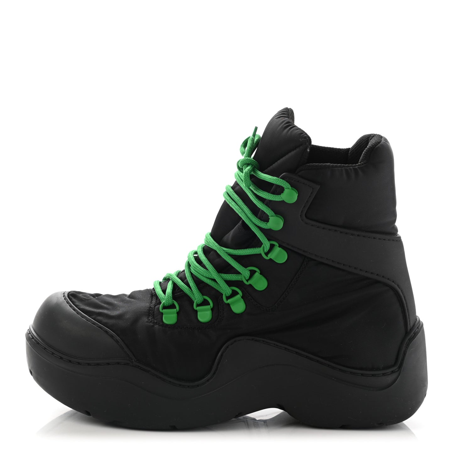 Technical Fabric Rubber Puddle Bomber Boots 38 Black Grass
