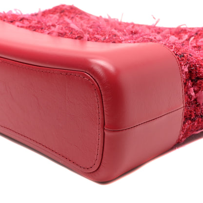 Chanel Tweed Calfskin Medium Gabrielle Hobo Pink 10 of 10