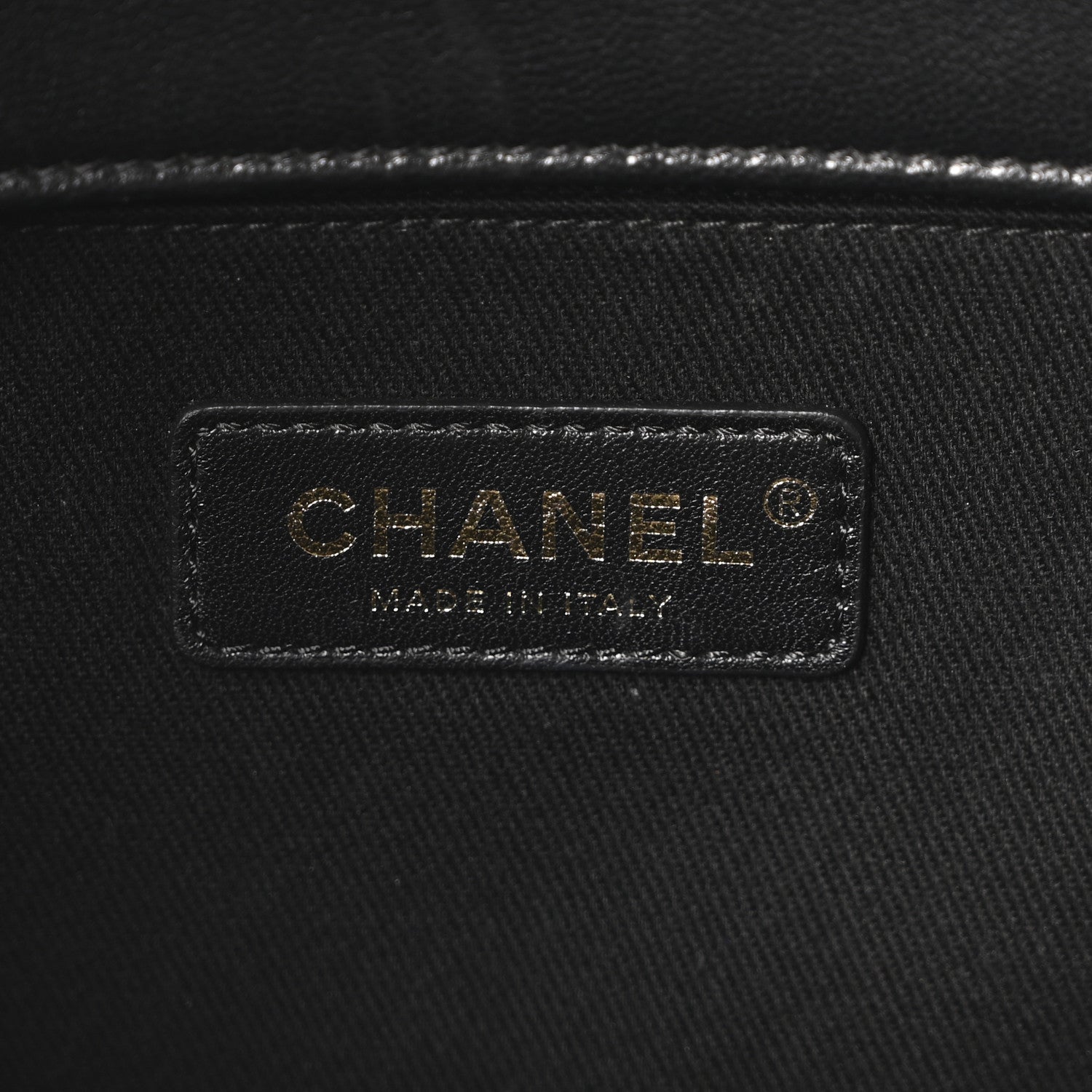 Chanel Sheepskin Caviar Quilted Medium Shopping Tote Black 6 of 10