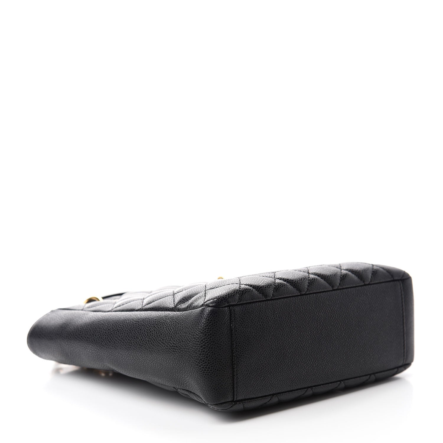 Chanel Caviar Quilted Petit Shopping Tote PST Black 4 of 10