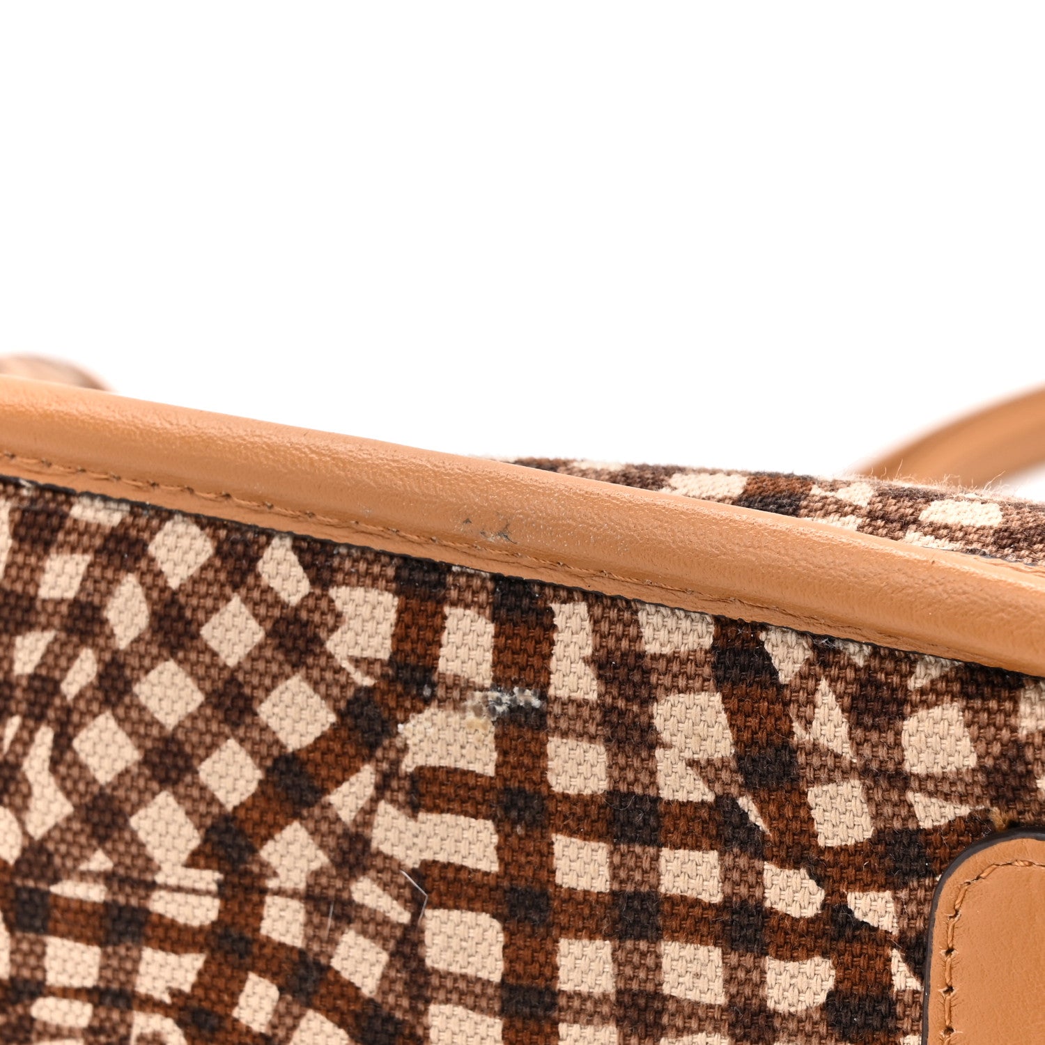 MCM Visetos Medium Liz Reversible Shopper Tote Cognac 21 of 27