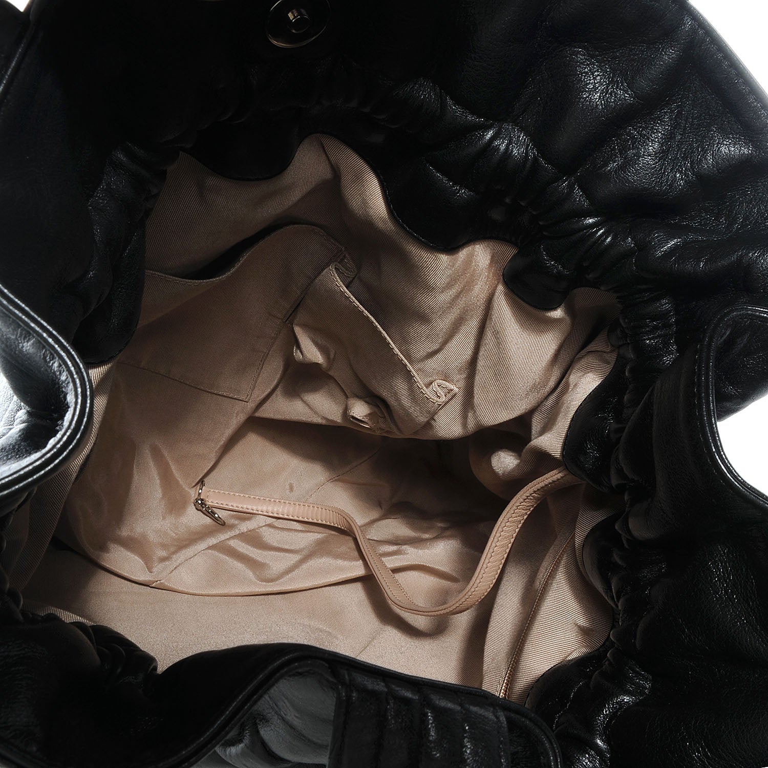 Chanel Calf Unlimited Drawstring Tote Black 5 of 7
