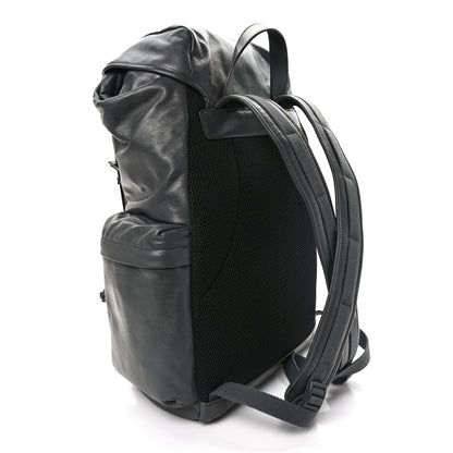 Gucci Calfskin Monochrome Double G Backpack Grey 3 of 11
