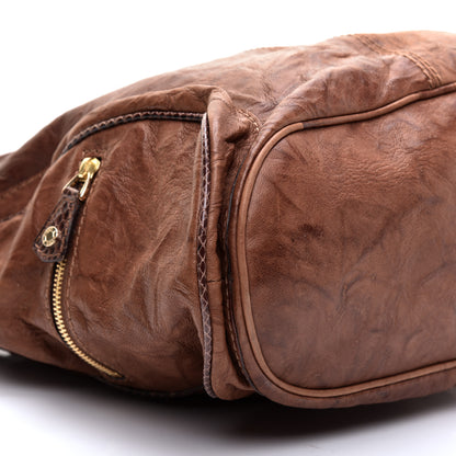 Jimmy Choo Calfskin Ramona Bucket Bag Brown 6 of 12