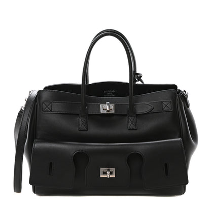 Balenciaga Smooth Calfskin Small Bel Air Carry All Bag Black 1 of 10