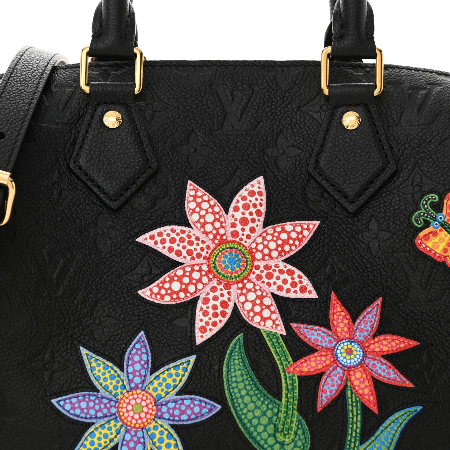 LV X YK Empreinte Speedy Bandouliere 25 Black