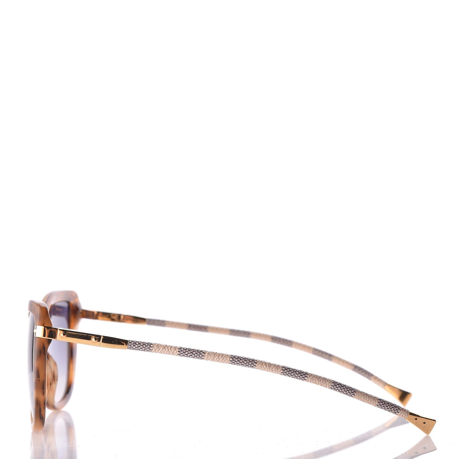Louis Vuitton Damier Azur Charlotte Sunglasses Z0917W Tortoise 3 of 6