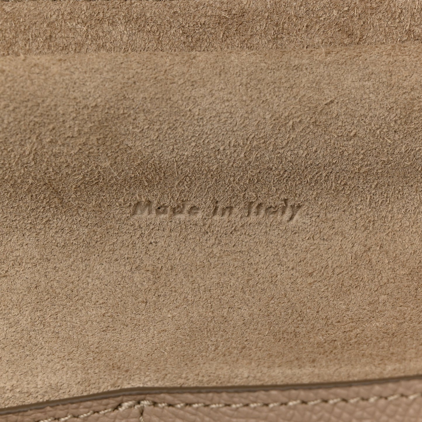 Grained Calfskin Mini Belt Bag Light Taupe