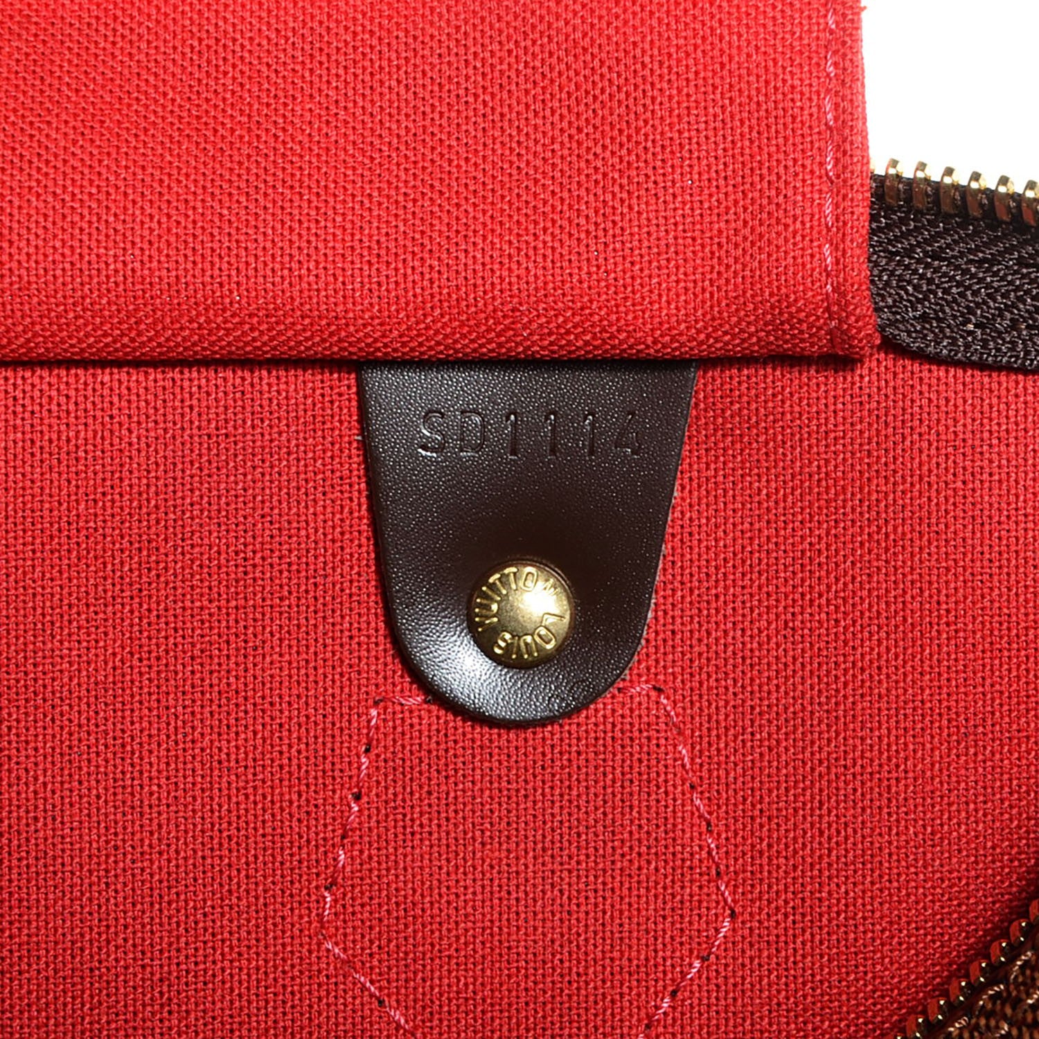 Louis Vuitton Damier Ebene Speedy 30 7 of 8