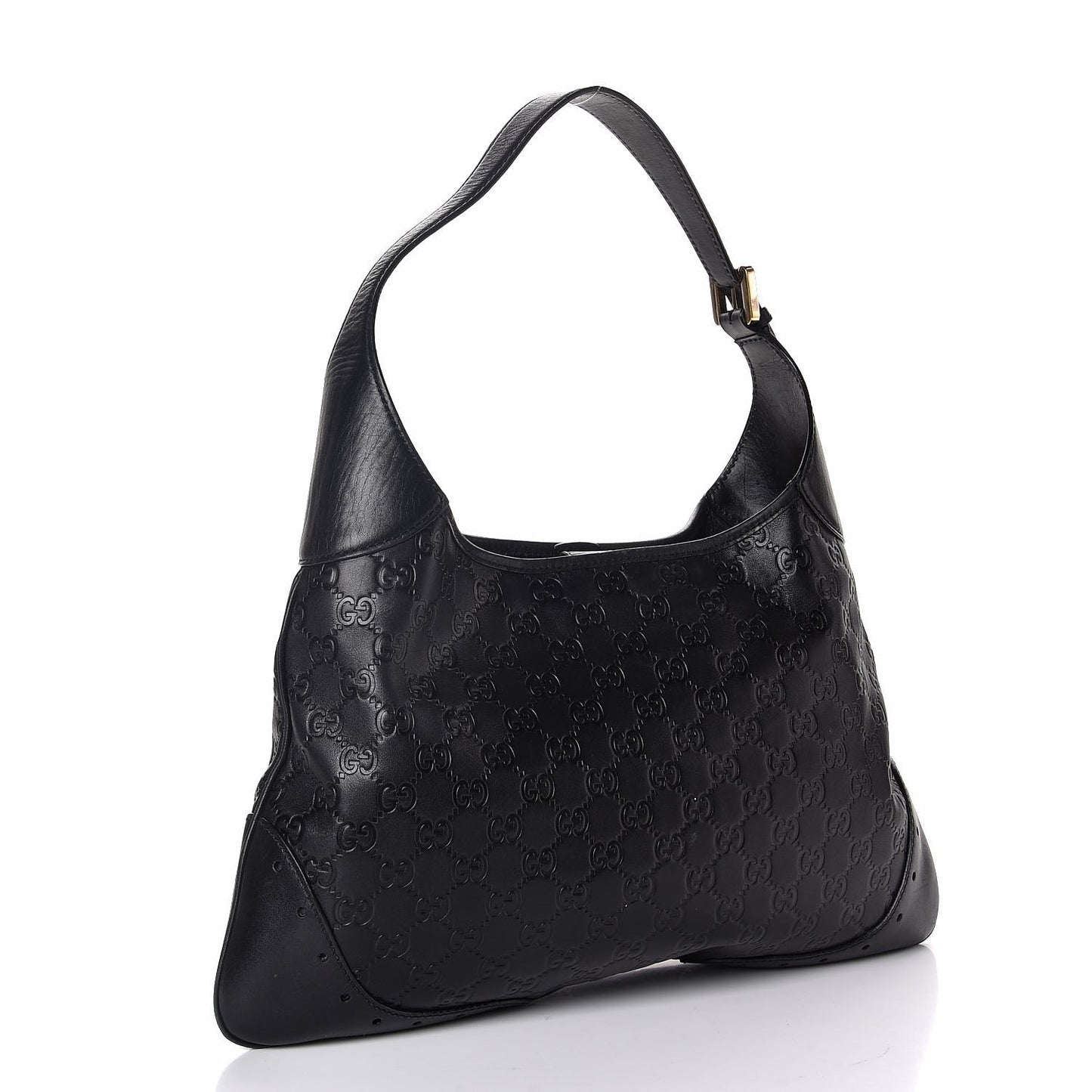 Guccissima Punch Hobo Black