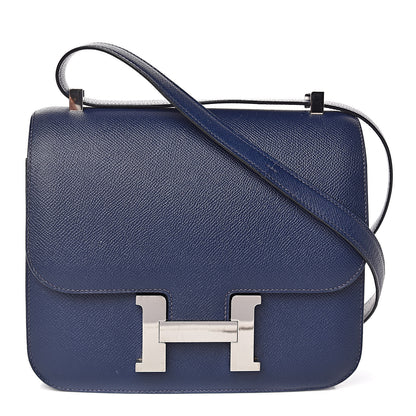 Hermes Epsom Constance 24 Bleu Saphir 1 of 19