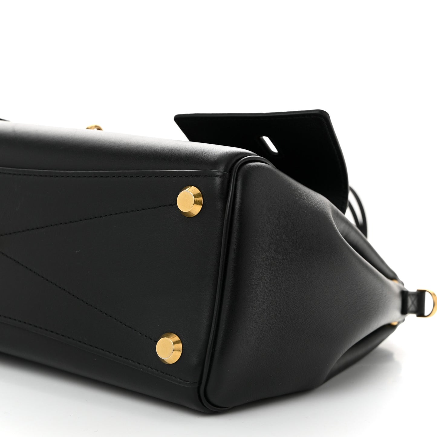 Smooth Calfskin Small Bel Air Carry All Bag Black