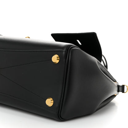 Balenciaga Smooth Calfskin Small Bel Air Carry All Bag Black 9 of 10