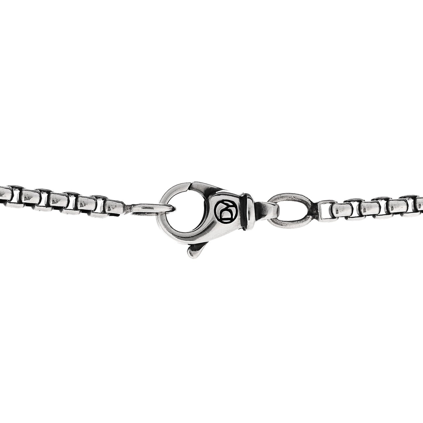 Sterling Silver Chevron Cross Pendant Necklace