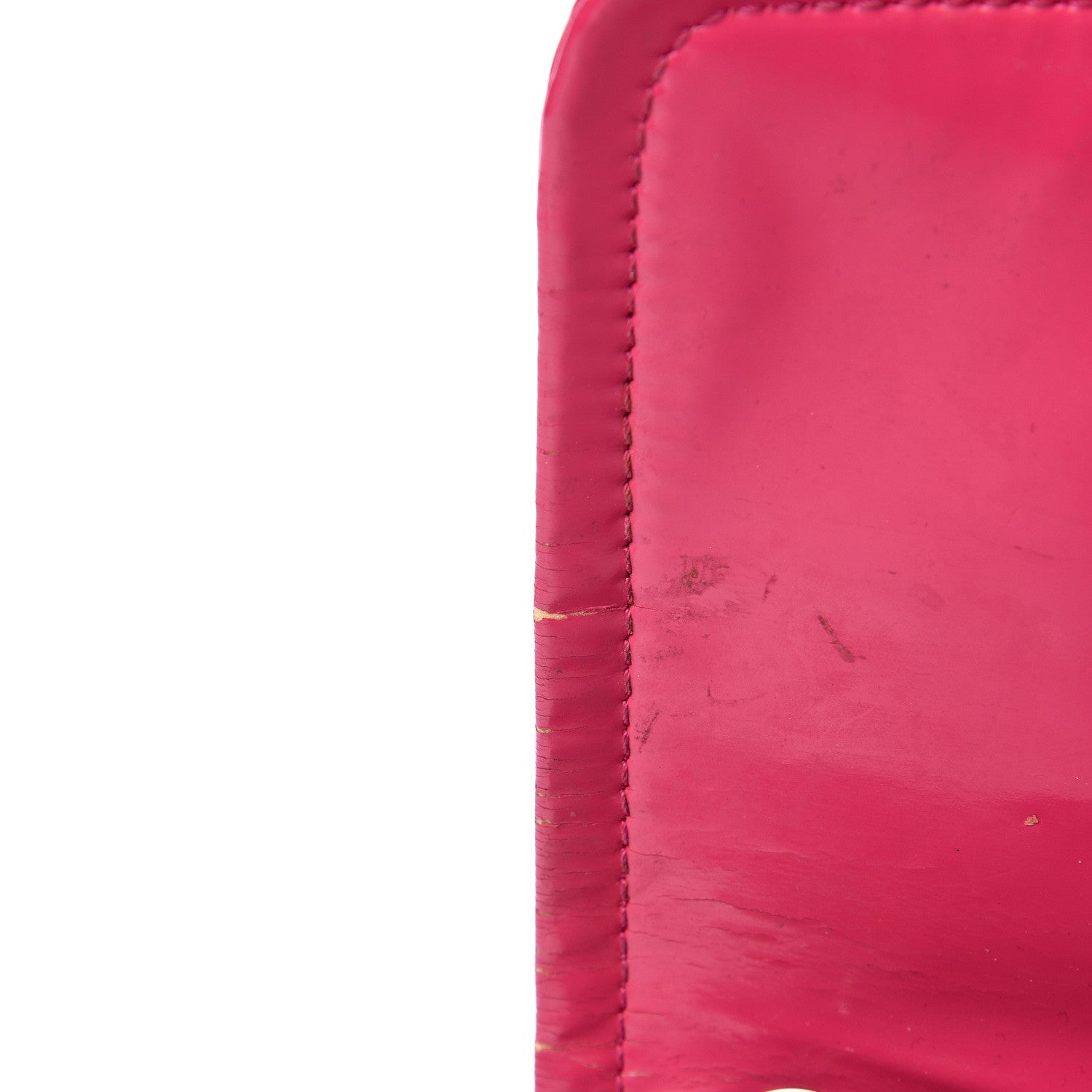 Chanel Glazed Calfskin Small Lipstick Flap Bag Fuchsia 9 of 20