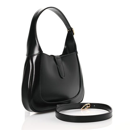 Gucci Boarded Dyana Lux Calfskin Small Jackie 1961 Hobo Black 3 of 11
