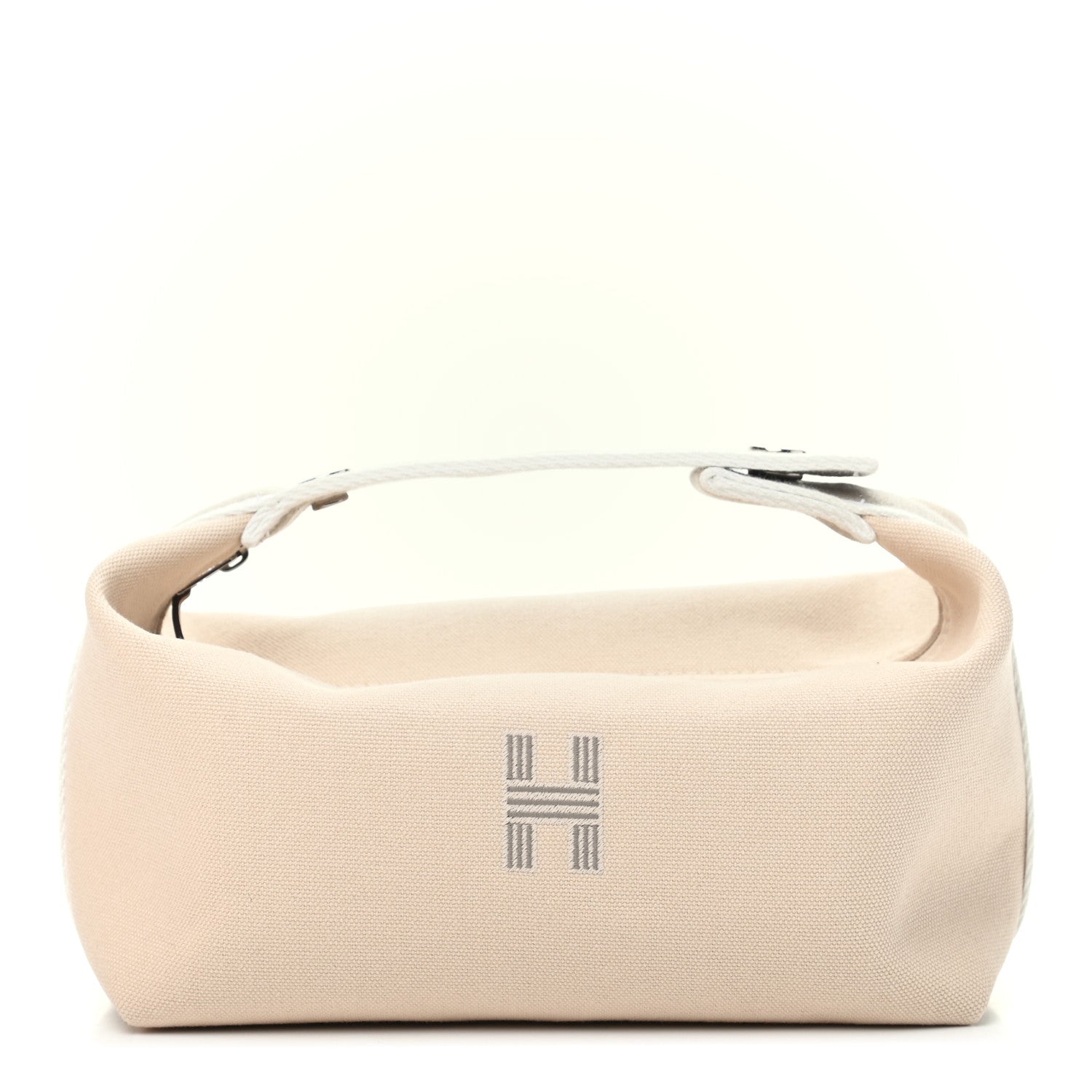 Hermes Canvas Small Bride-A-Brac Pouch Natural 1 of 7