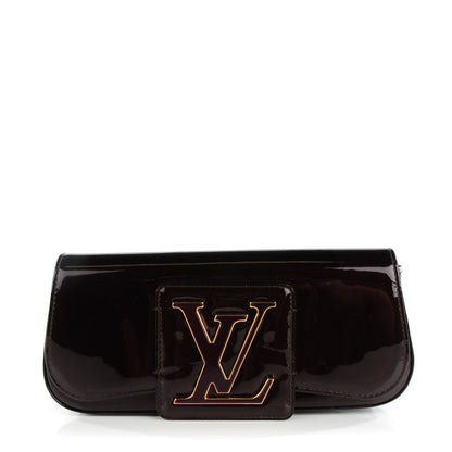 Louis Vuitton Patent Sobe Clutch Amarante 1 of 7