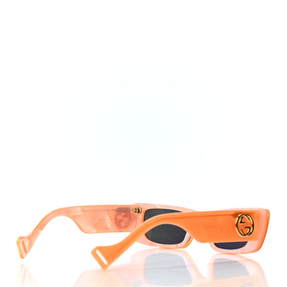 Gucci Acetate Square Sunglasses GG0516S Orange 4 of 4