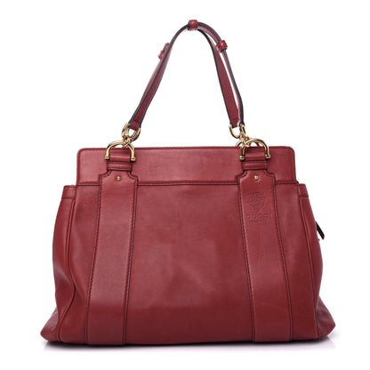 Gucci Calfskin Shoulder Bag Dark Red 1 of 11