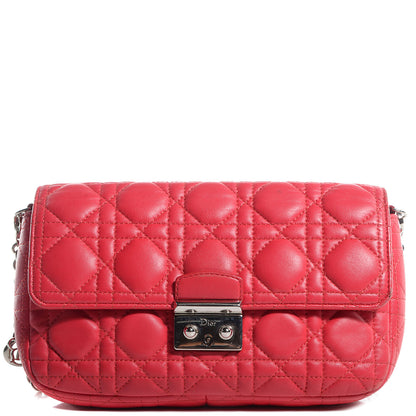 Christian Dior Lambskin Cannage Miss Dior Promenade Pouch Fuchsia 1 of 8