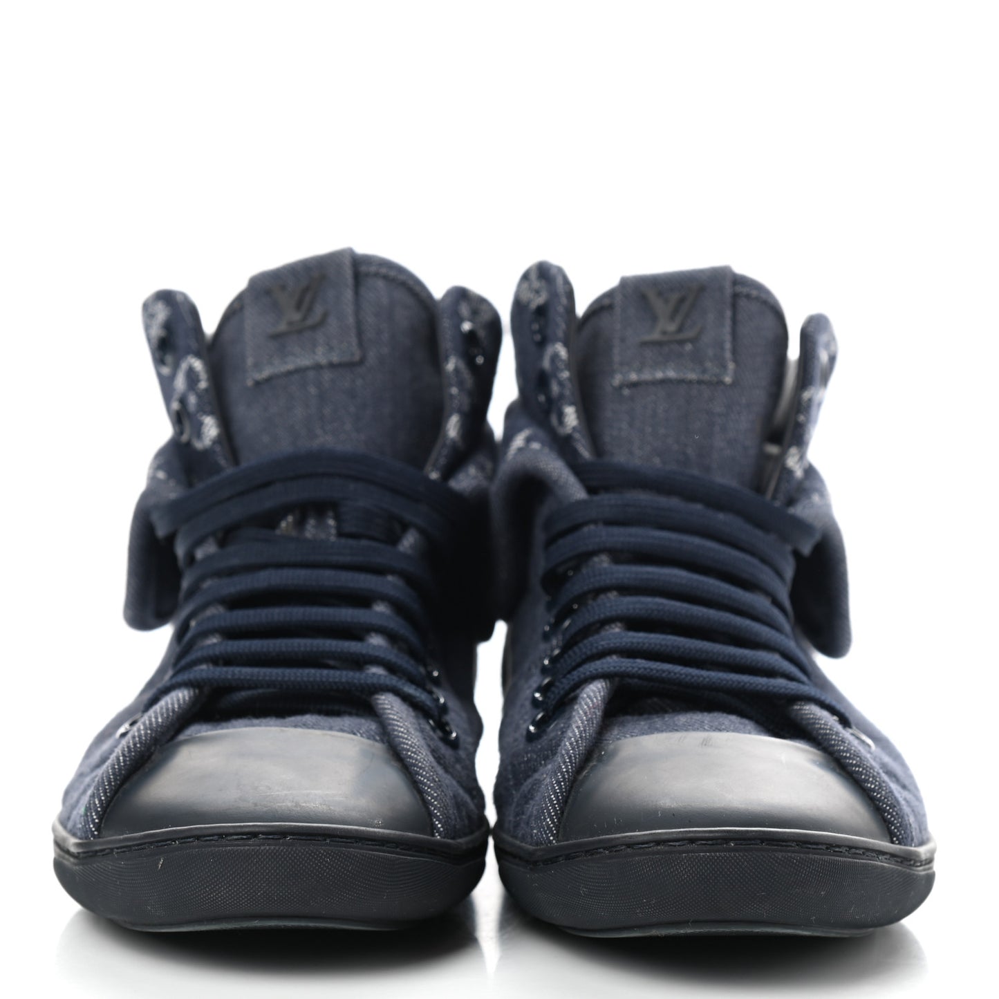 Monogram Denim Brea Sneaker 37 Blue