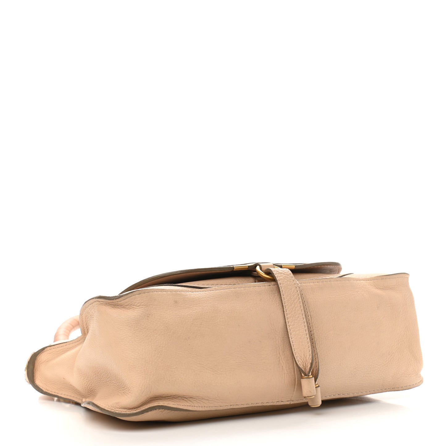 Calfskin Medium Marcie Satchel Beige