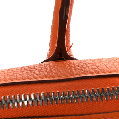 Hermes Taurillon Clemence Paris Bombay 37 Orange 13 of 13