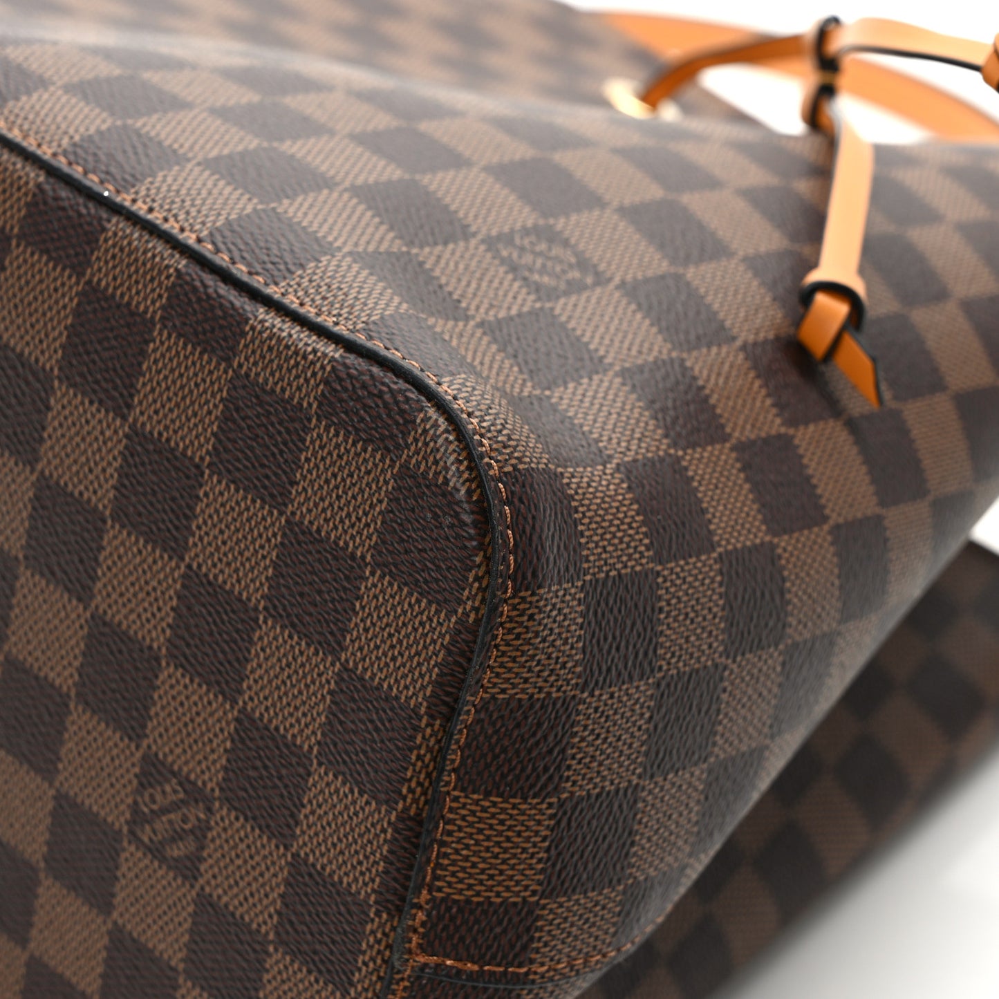 Damier Ebene Neonoe MM Safran