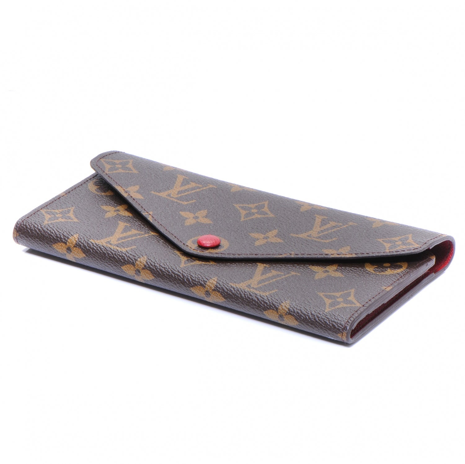 Louis Vuitton Monogram Josephine Wallet Red 4 of 8