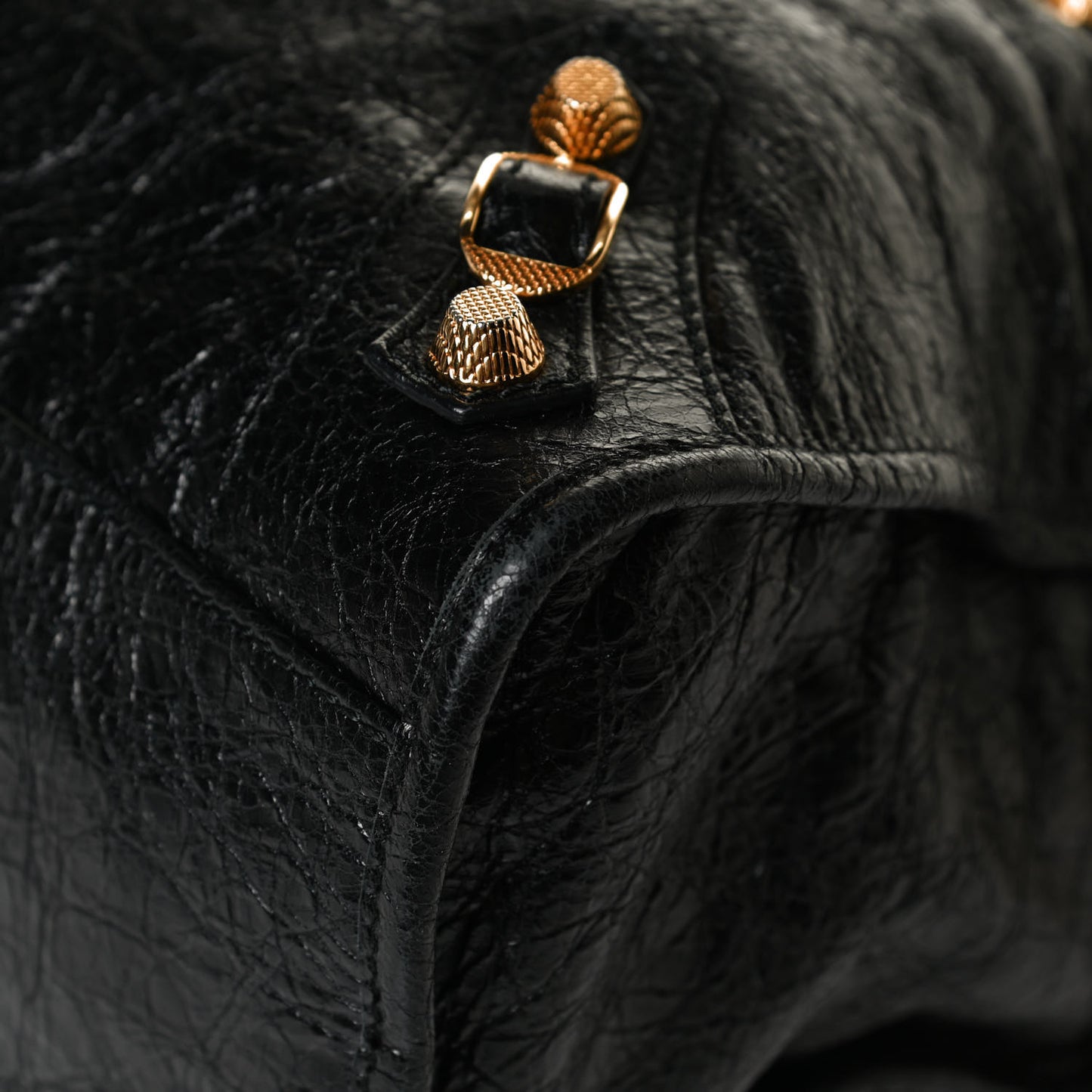 Agneau Giant 12 Gold Hardware City Black