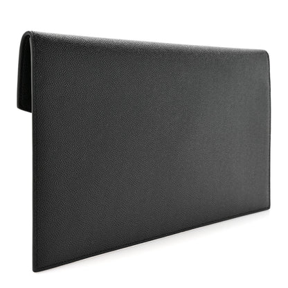 Saint Laurent Grain De Poudre Uptown Pouch Black 3 of 7