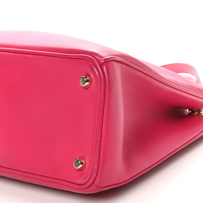 Christian Dior Smooth Calfskin Medium Diorissimo Tote Fuchsia 9 of 9