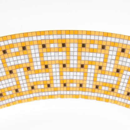 Hermes Porcelain Mosaique Au 24 Gold Dinner Plate Set of 2 5 of 6