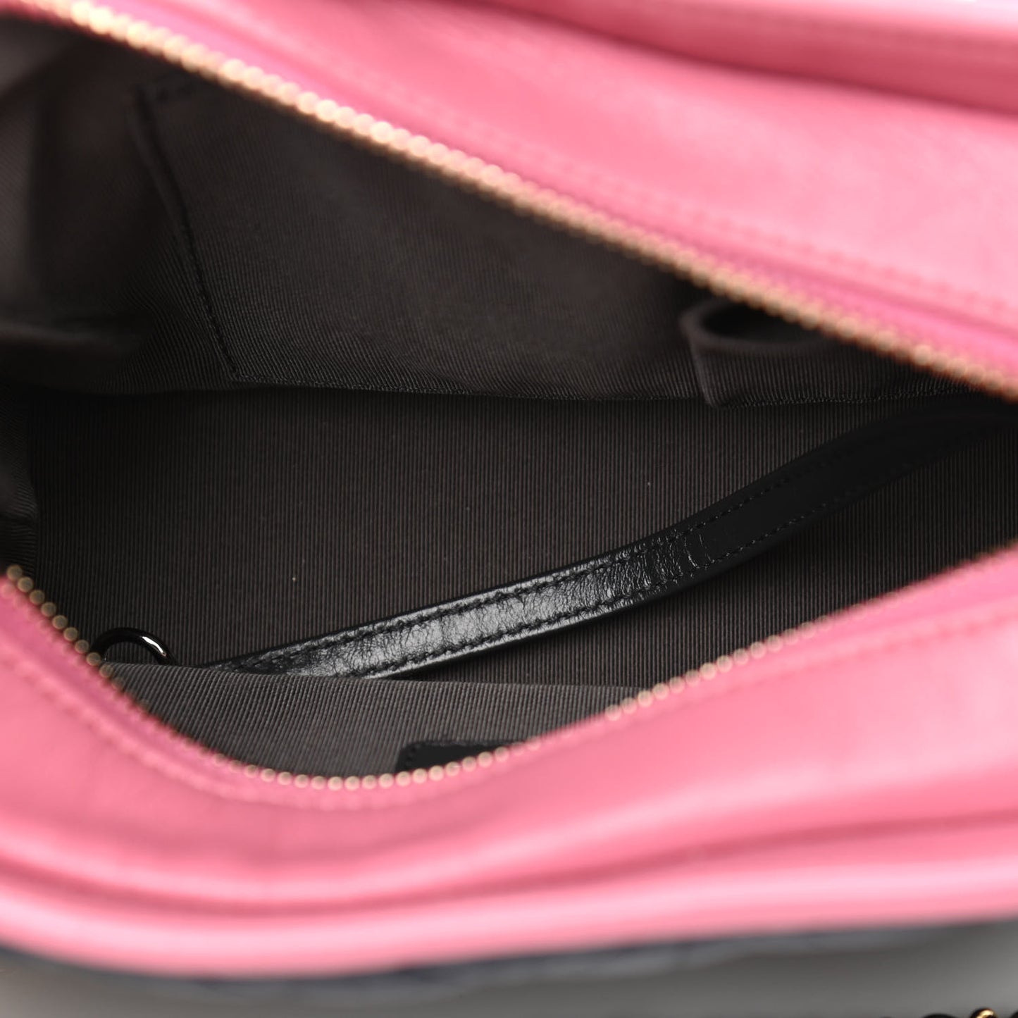 Aged Calfskin Chevron Quilted Small Gabrielle Hobo Dark Pink Navy