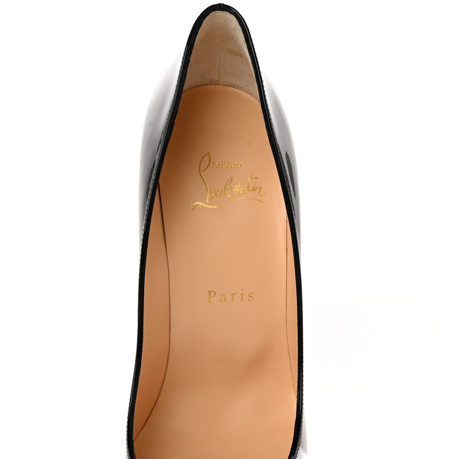 Christian Louboutin Patent Pigalle 100 Pumps 37 Black 7 of 8