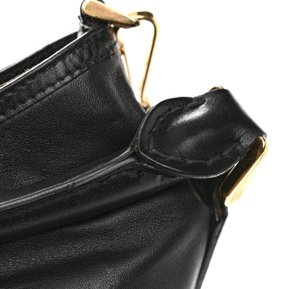 Burberry Soft Lambskin Bridle Calfskin Medium Gosford Hobo Black 15 of 19