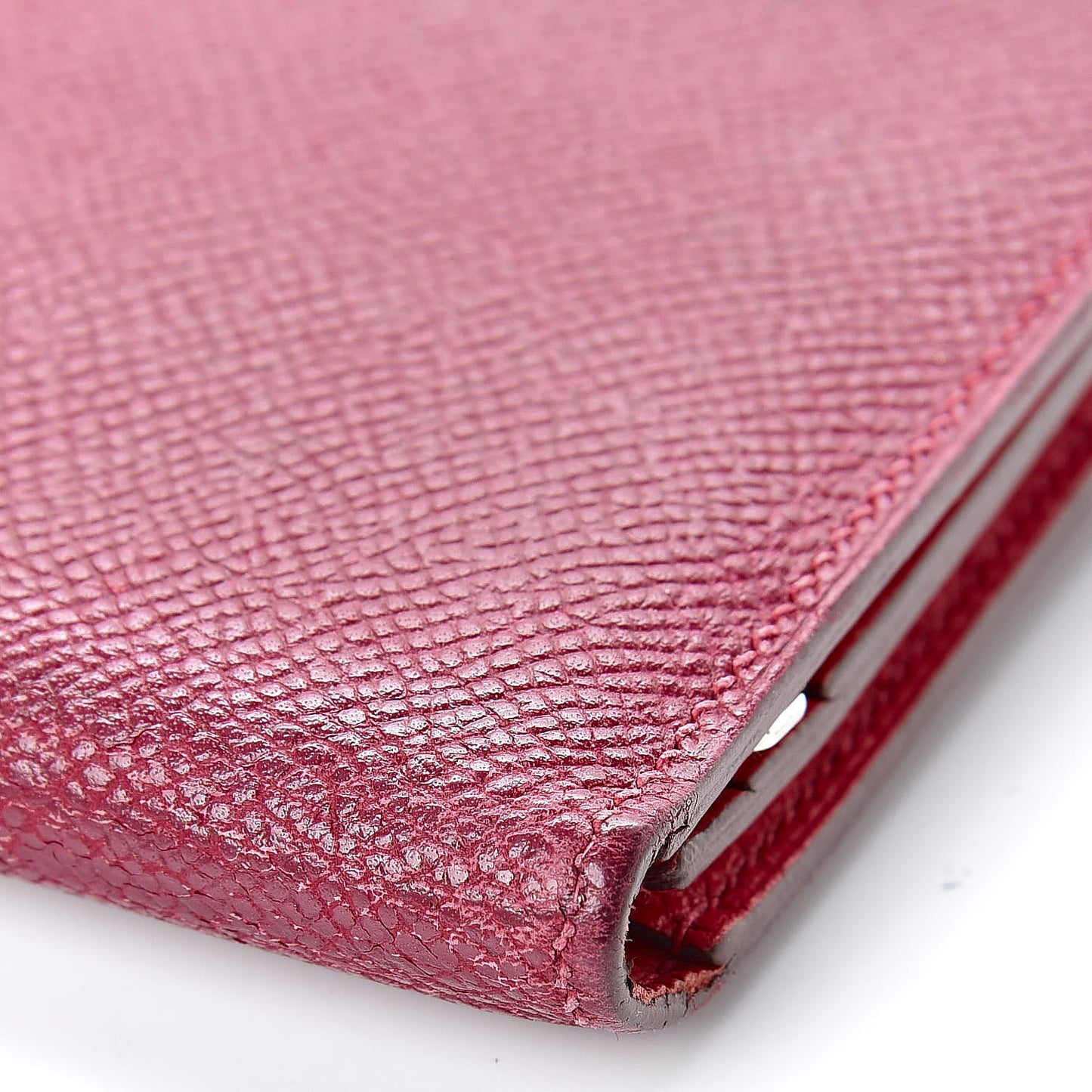 Epsom Bi-Color Bearn Wallet Rubis Rouge Pivoine