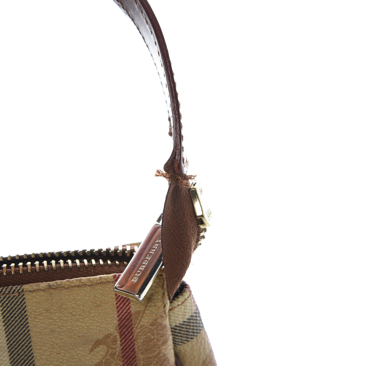 Burberry Haymarket Check Pochette Chocolate 8 of 12
