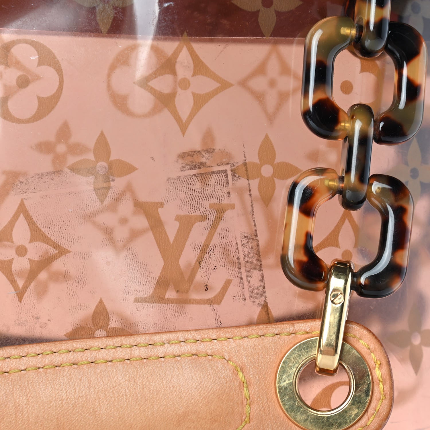 Louis Vuitton Vinyl Cabas Sac Ambre MM 12 of 18