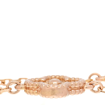 Van Cleef & Arpels 18K Rose Gold 6 Motifs Sweet Alhambra Bracelet 4 of 5