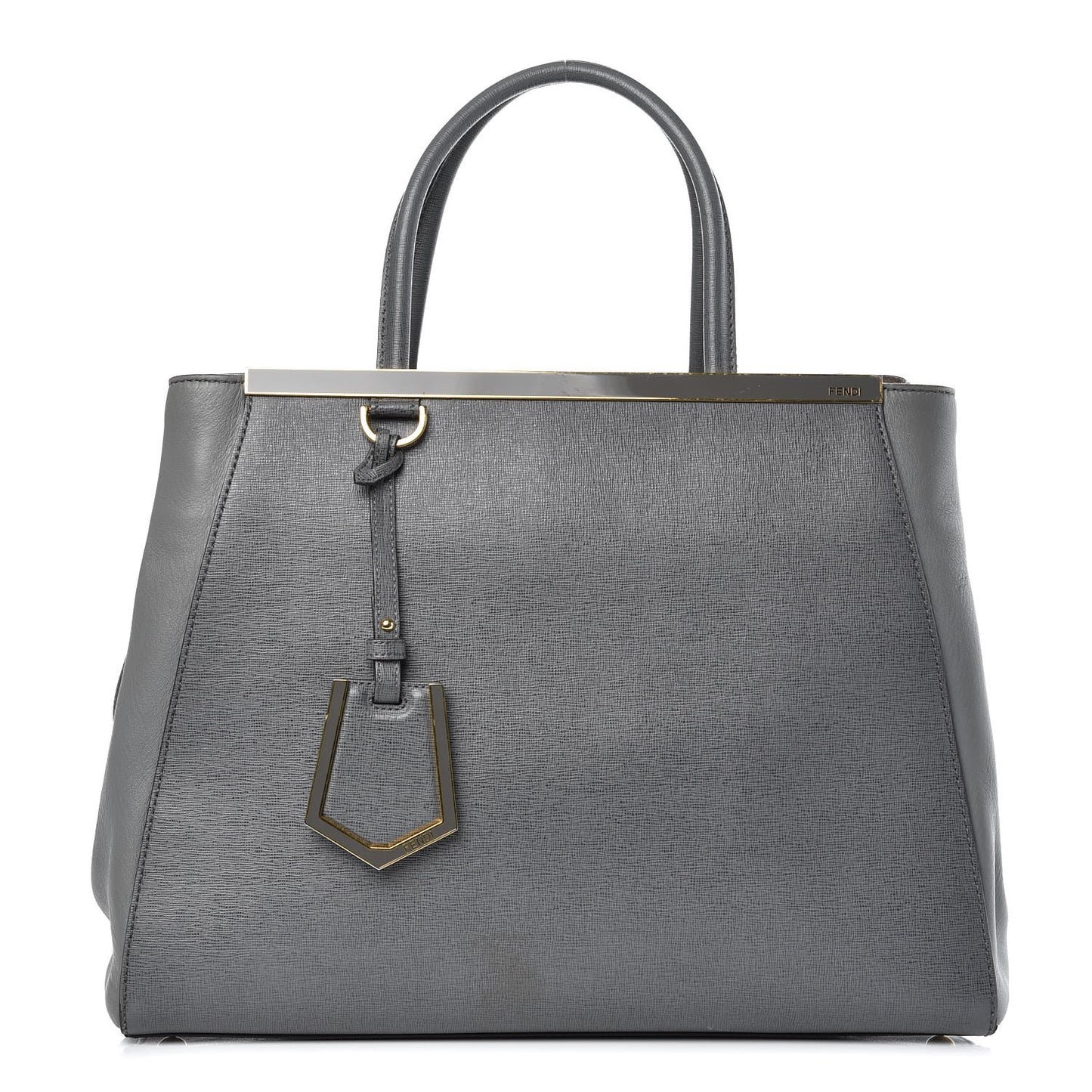 Vitello Elite Flamingo Regular 2Jours Tote Grigio Grigio Chiaro